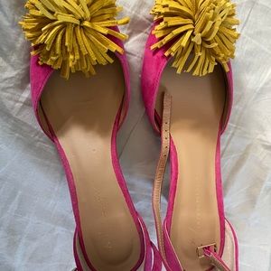 Pink Anthropologie heels size 9